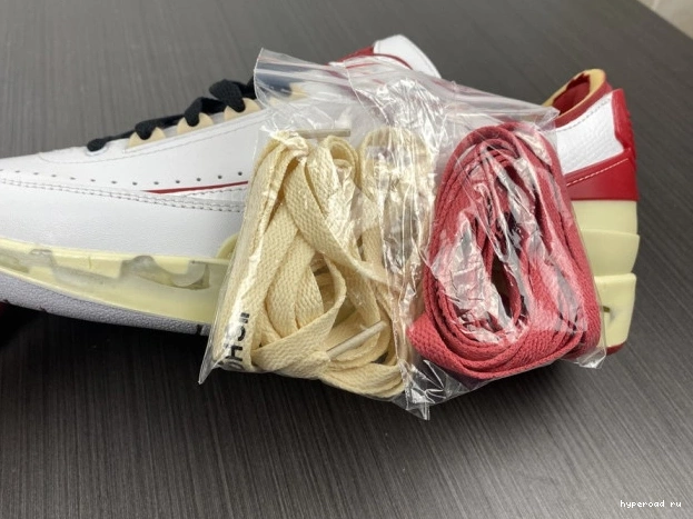 Jordan Retro White Off-White Red SP 2 DJ4375-106 Low 0611